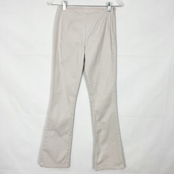 Vintage Anchor Blue Flared Pants Juniors Size 1 Y2K Grunge Retro 90s Throwback - Picture 1 of 9